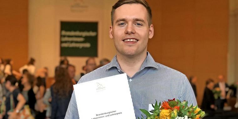 Paul Aurin wird Brandenburger Lehrer des Jahres 2019