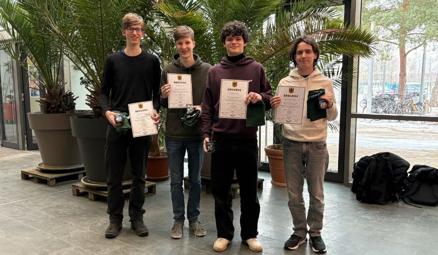 Bolyai-Wettbewerb: Sensationelles Ergebnis für ein Team der 10. Klasse