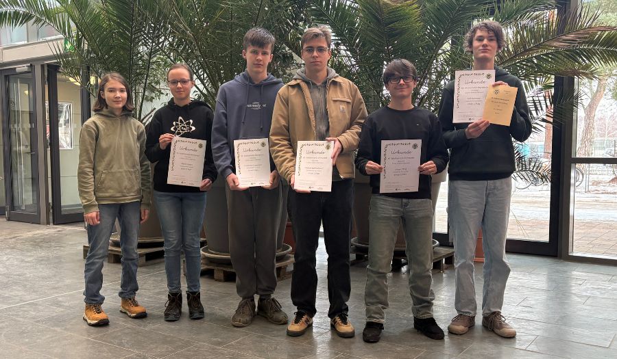 Sieben Platzierungen bei der Matheolympiade